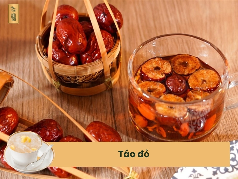 Táo đỏ chưng yến