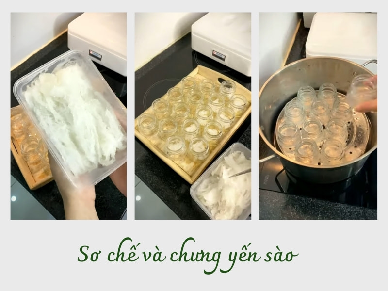 Chưng yến sào