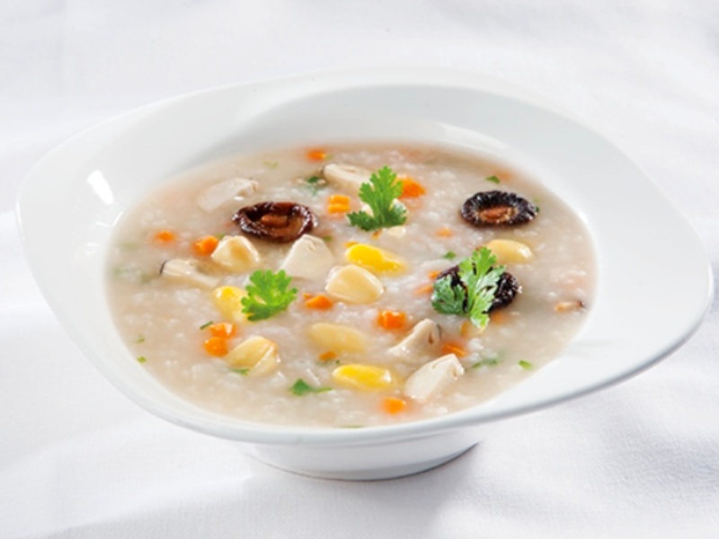 Cháo tổ yến hạt sen