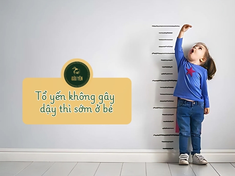 Ăn yến có gây dậy thì sớm không