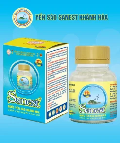 Nước yến sào Khánh Hòa Sanest không đường dành cho người cao tuổi 70ml