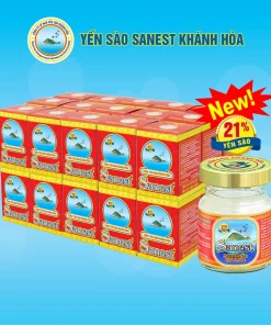 Nước Yến sào Khánh Hòa Sanest (Không đường) lọ 70ml, 1 lọ - 029