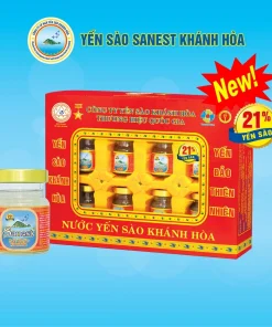 Nước Yến sào Sanvinest Khánh Hòa lọ 70ml, 21% Yến sào, có đường