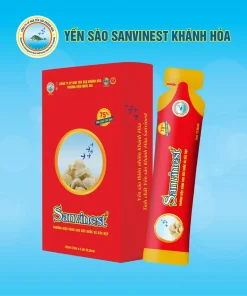 Tinh chất Yến sào Khánh Hòa Sanvinest túi 25ml, Hộp 10 túi