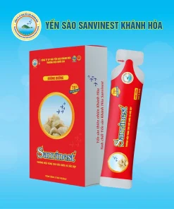 Tinh Chất Yến Sào Sanvinest Khánh Hòa Không Đường - Hộp 10 Túi 25ml