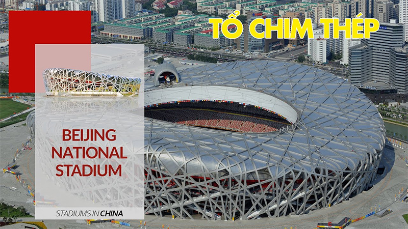 Kiến trúc tổ chim đặc sắc của sân vận động Bắc Kinh