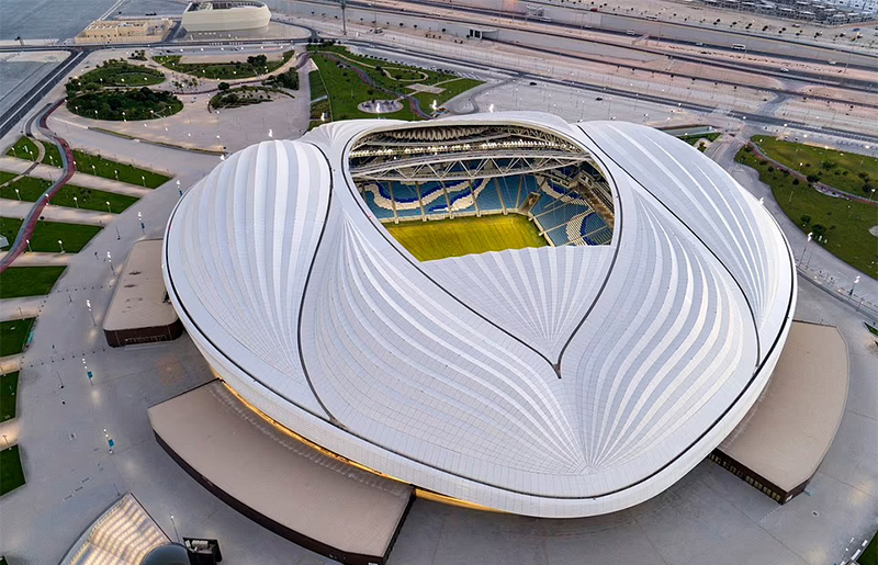 Kiến trúc độc đáo của sân vận động Al Janoub tại Qatar