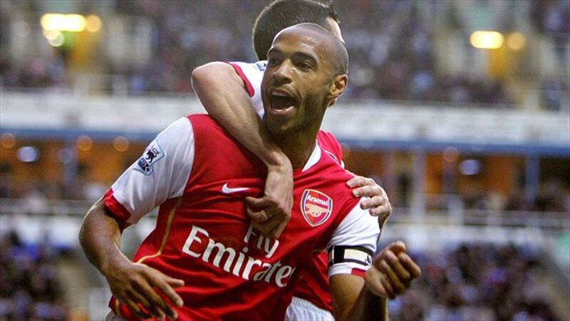 Thierry Henry tiền đạo huyền thoại của Arsenal