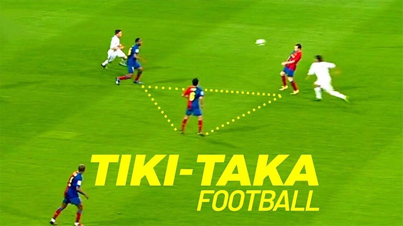 Cách vận hành lối đá tiki taka