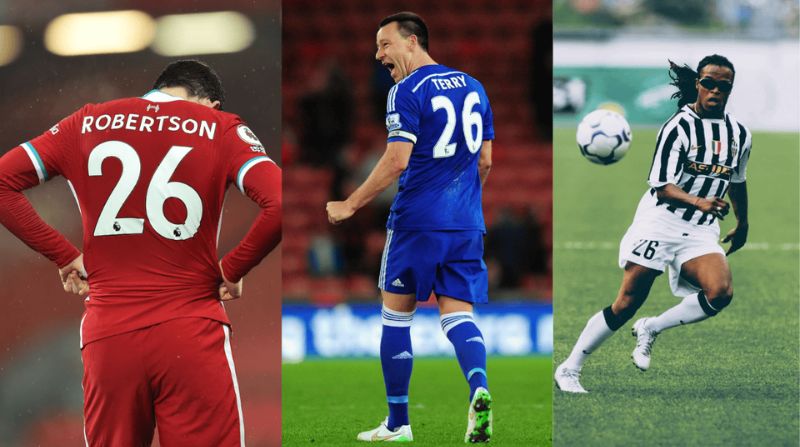 Ý nghĩa áo số 26: Biểu tượng bền bỉ với John Terry, Mahrez