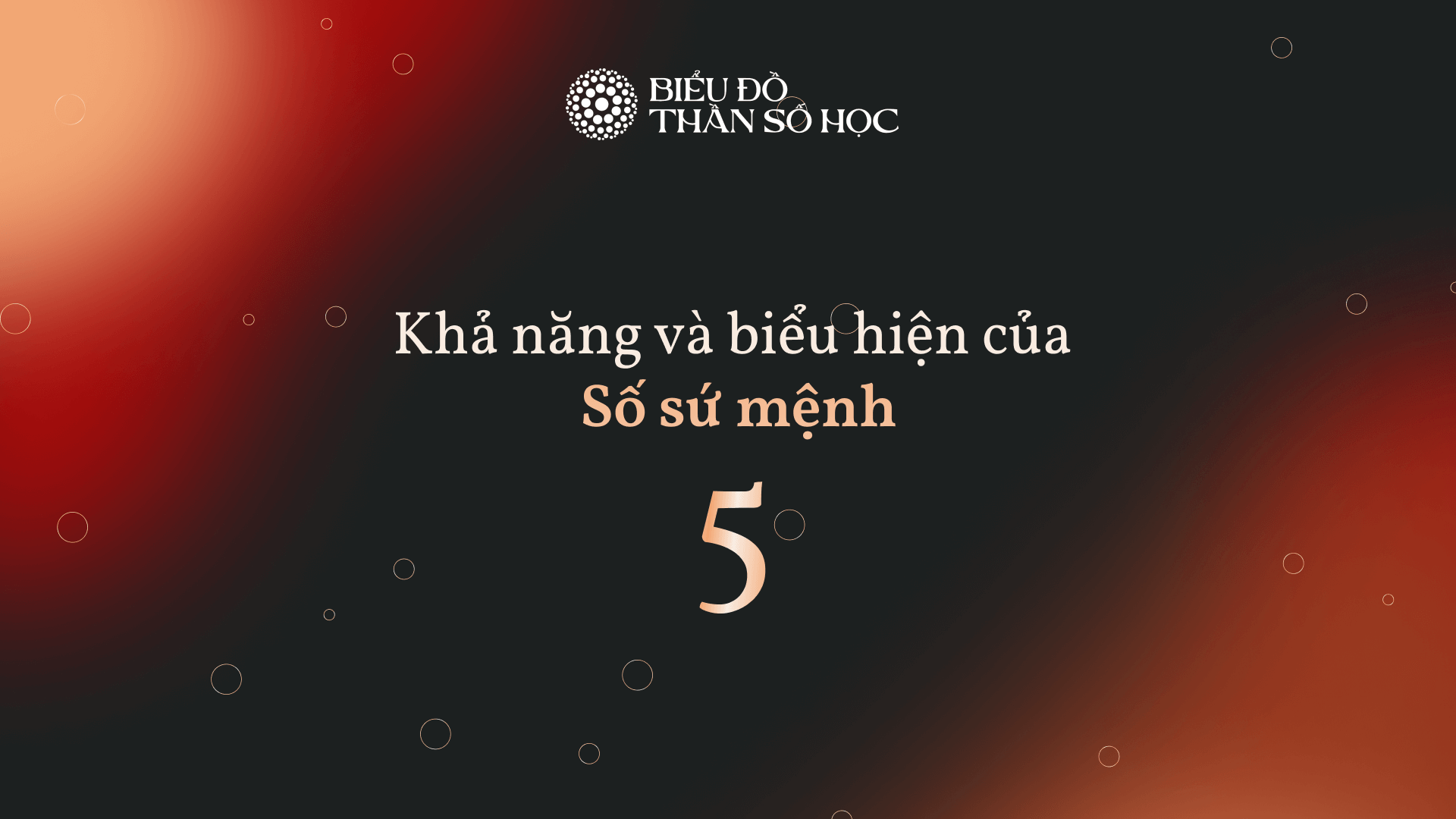 Chỉ số sứ mệnh 5 trong thần số học