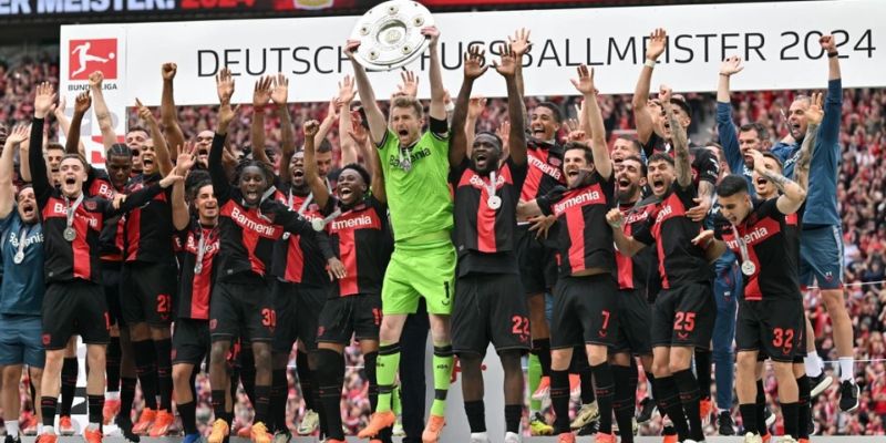 Chiến tích vô địch bất bại của Leverkusen